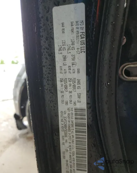 2017 Dodge Journey Se from USA, damaged, VIN 3C4PDCAB6HT633606